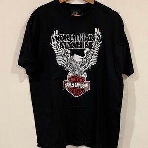 Harley-Davidson Black Tee with Eagle Graphic